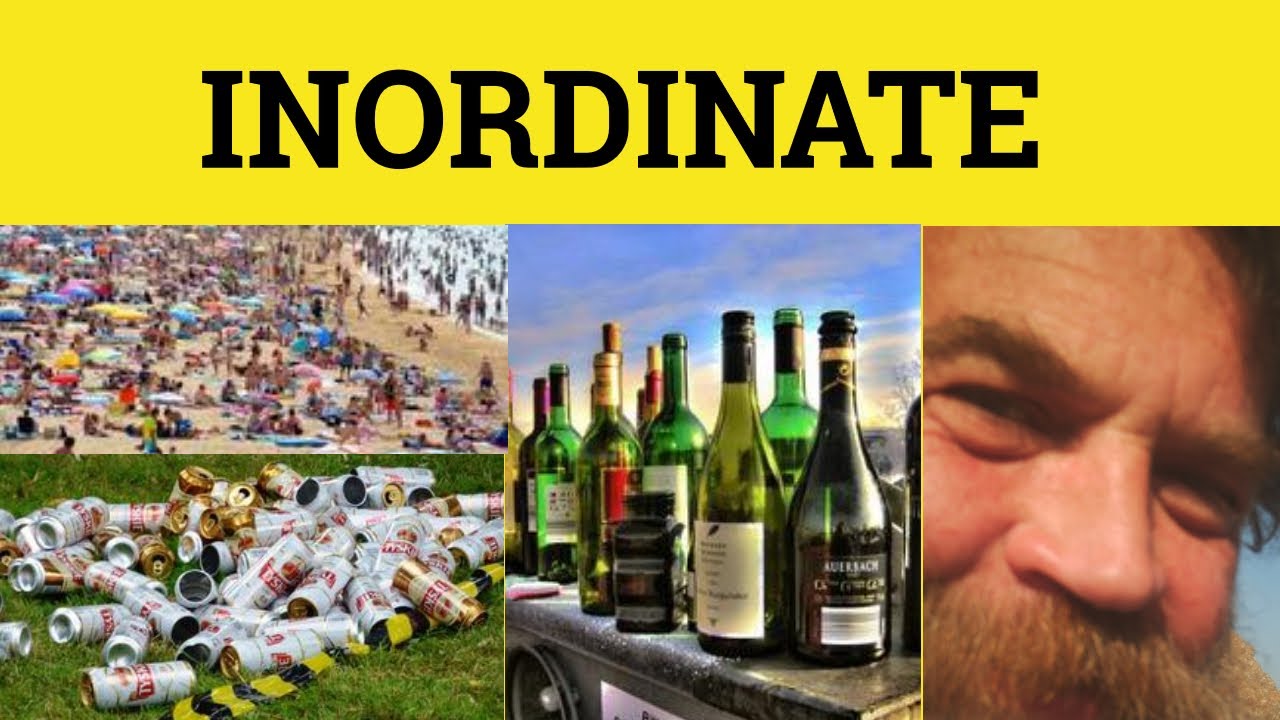 🔵 Inordinate Inordinately - Inordinate Meaning - Inordinate Examples - Inordinate Defined