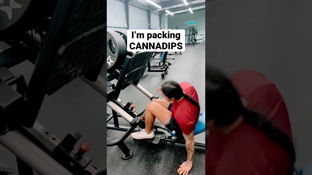 I’m in the gym, I’m packing Cannadips #gym #lift #bodybuilding