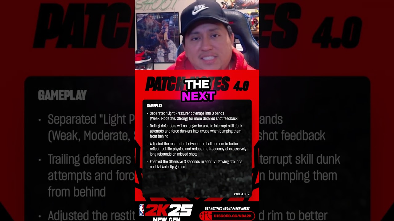 NBA 2K25 NEW PATCH NOTES #nba2k25 #2k25 #2kcommunity #nba #patch #gameplay #25patch