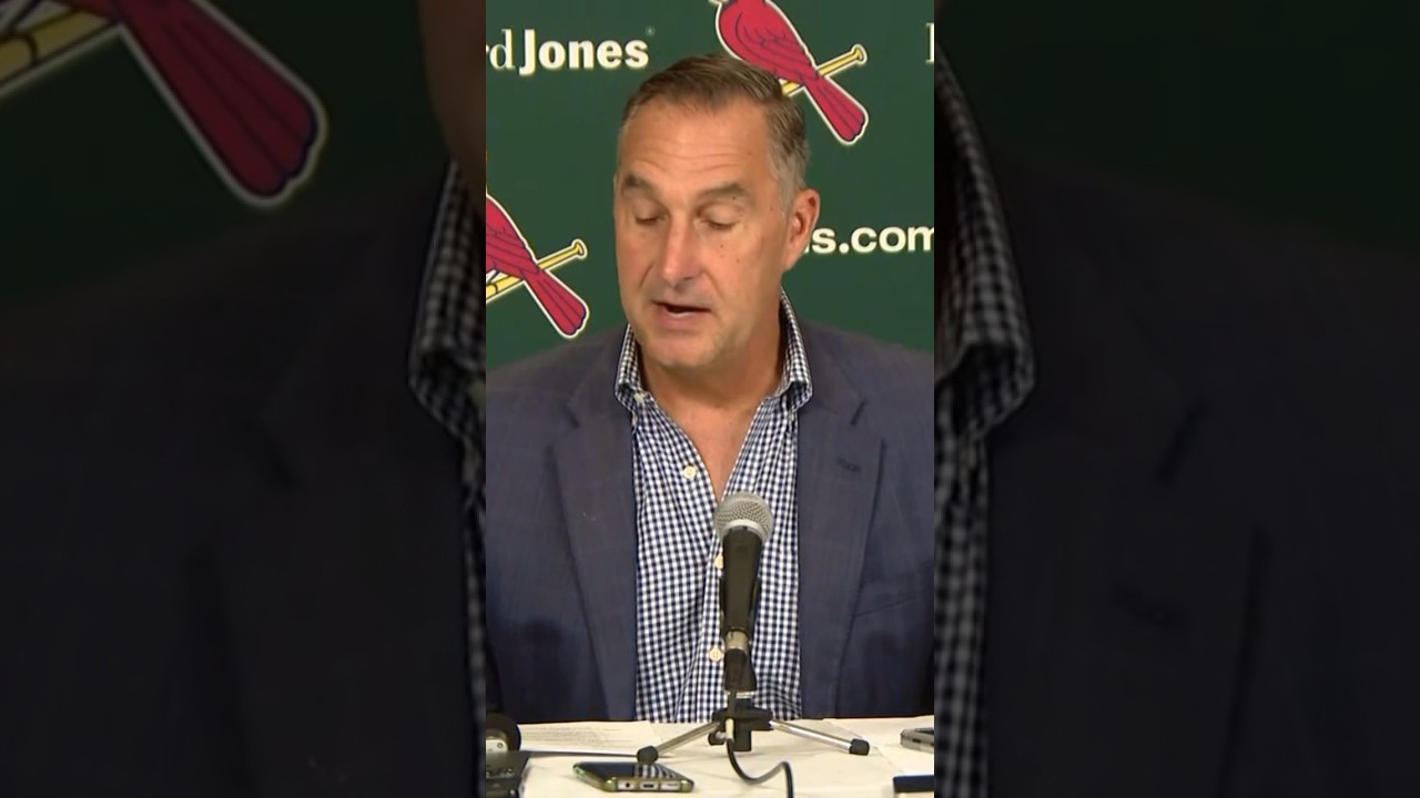 John Mozeliak discusses acquisitions at trade deadline #stlouiscardinals #baseball