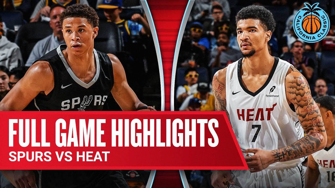 SPURS vs HEAT | CALIFORNIA CLASSIC | FULL GAME HIGHLIGHTS | July 5, 2025