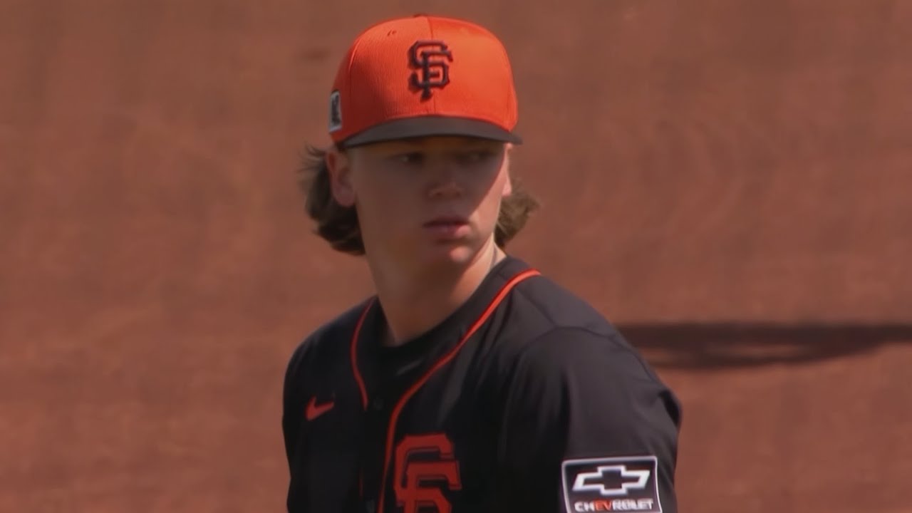 Hayden Birdsong Strikes Out 8 in 5 Shutout Innings vs A's in Spring Training!
