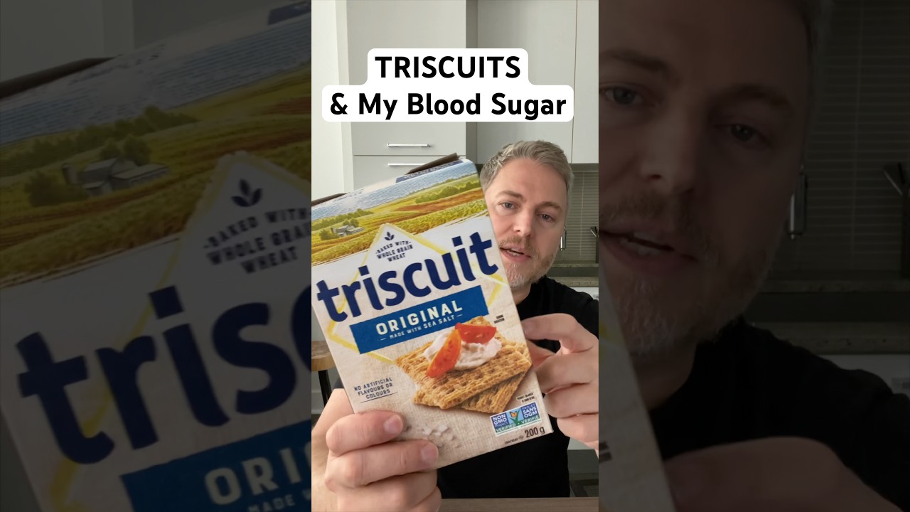 Triscuit crackers and my blood sugar. #glucose #glucose