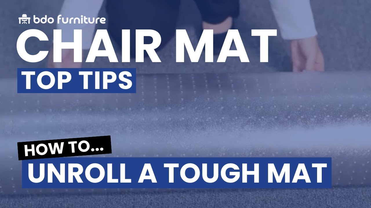 How To Unroll A Tough Office Chair Mat - BuyDirectOnline
