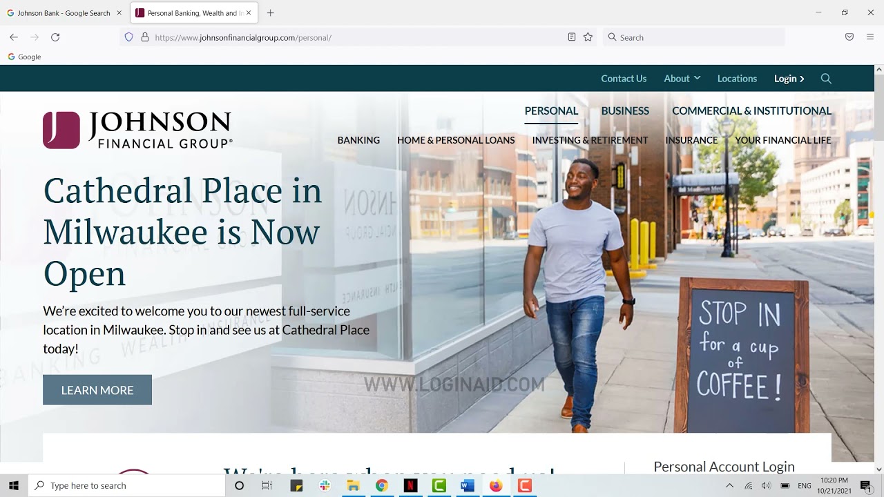 Johnson Bank Online Banking Login 2021 | Johnson Financial Group Online Account Sign In Help