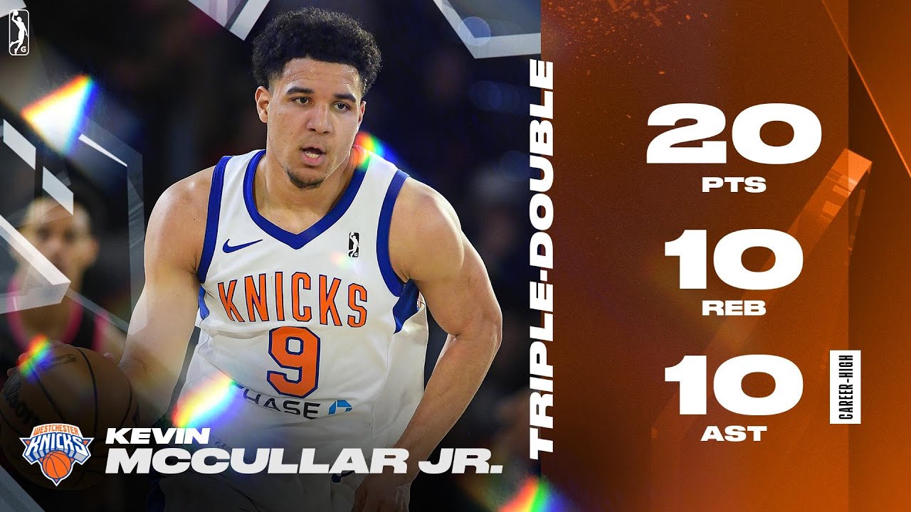 Kevin McCullar Jr. Posts TRIPLE-DOUBLE vs. Skyhawks: 20 PTS, 10 REB & 10 AST