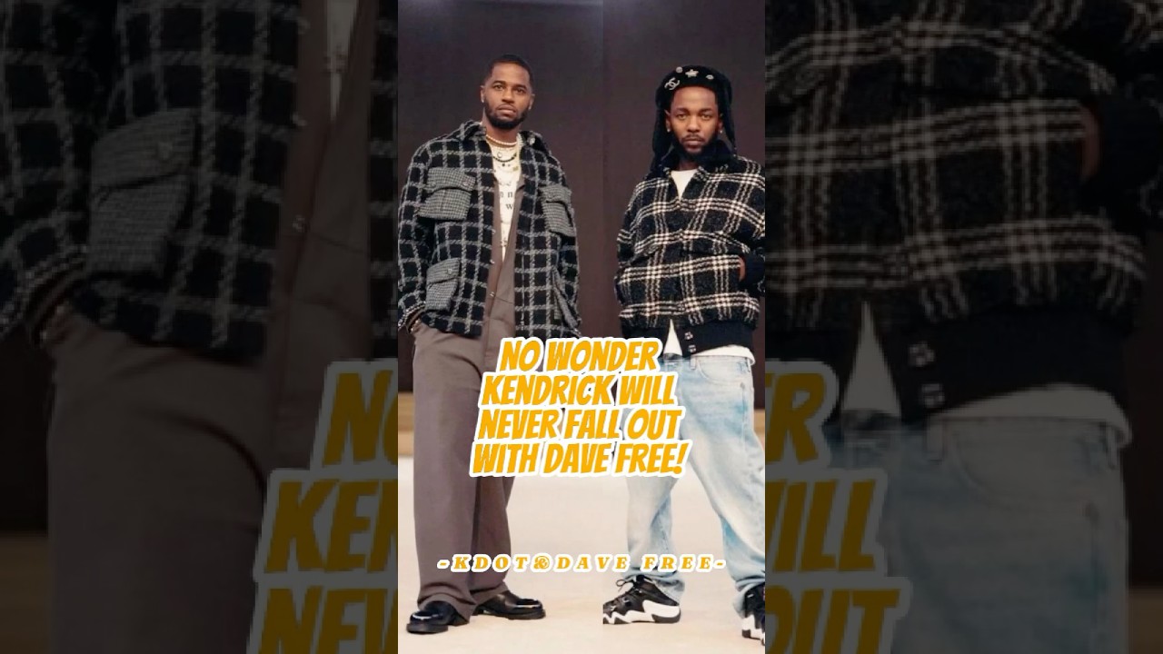 No wonder Kendrick will never fall out with Dave Free!#celebrity #kendriklamar