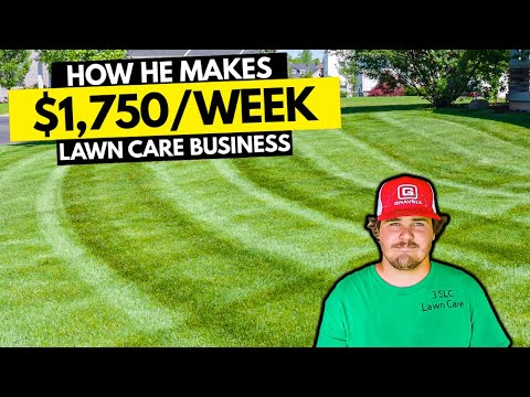 How to Start $1,750/Week Lawn Care Business