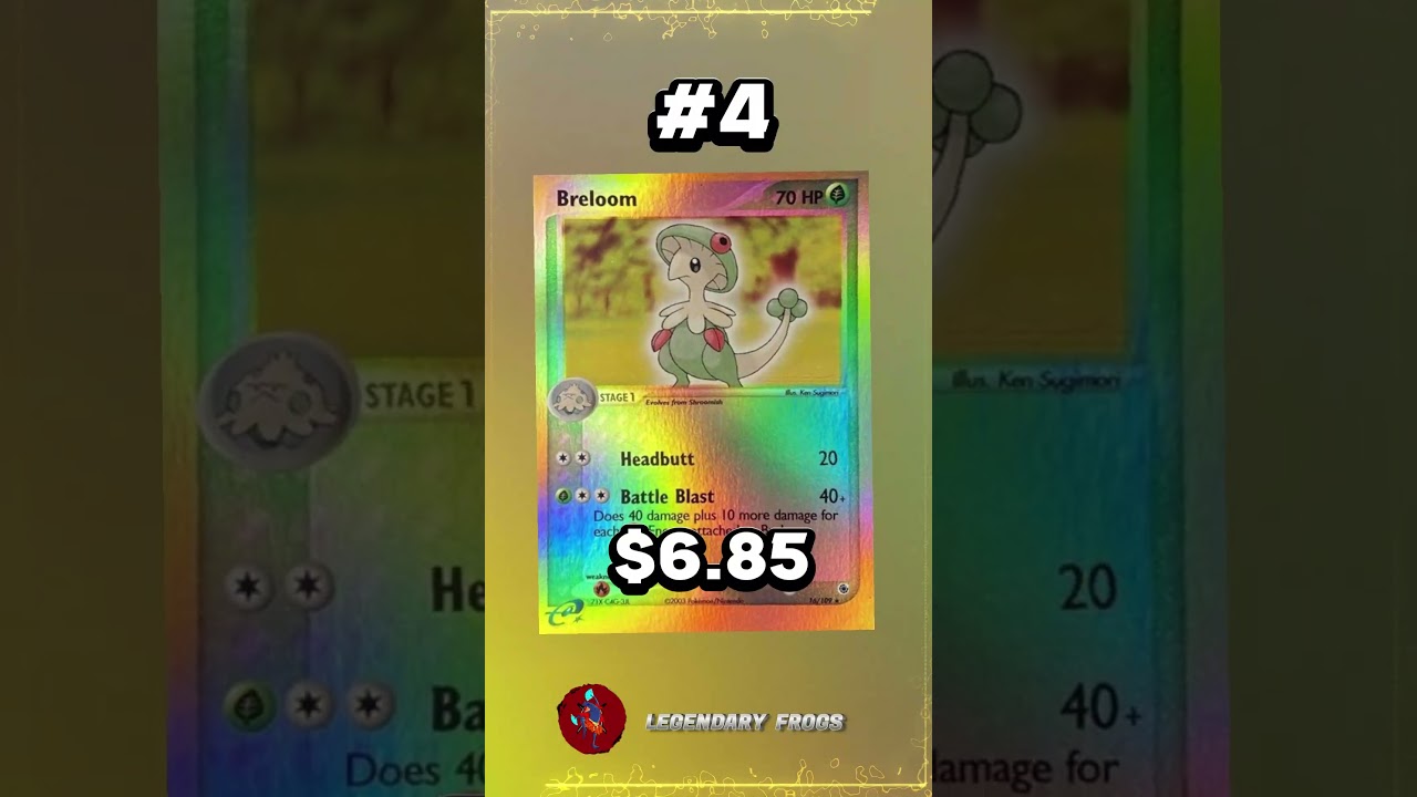 Top 5 Breloom Pokemon Cards #shorts #pokemoncards #breloom
