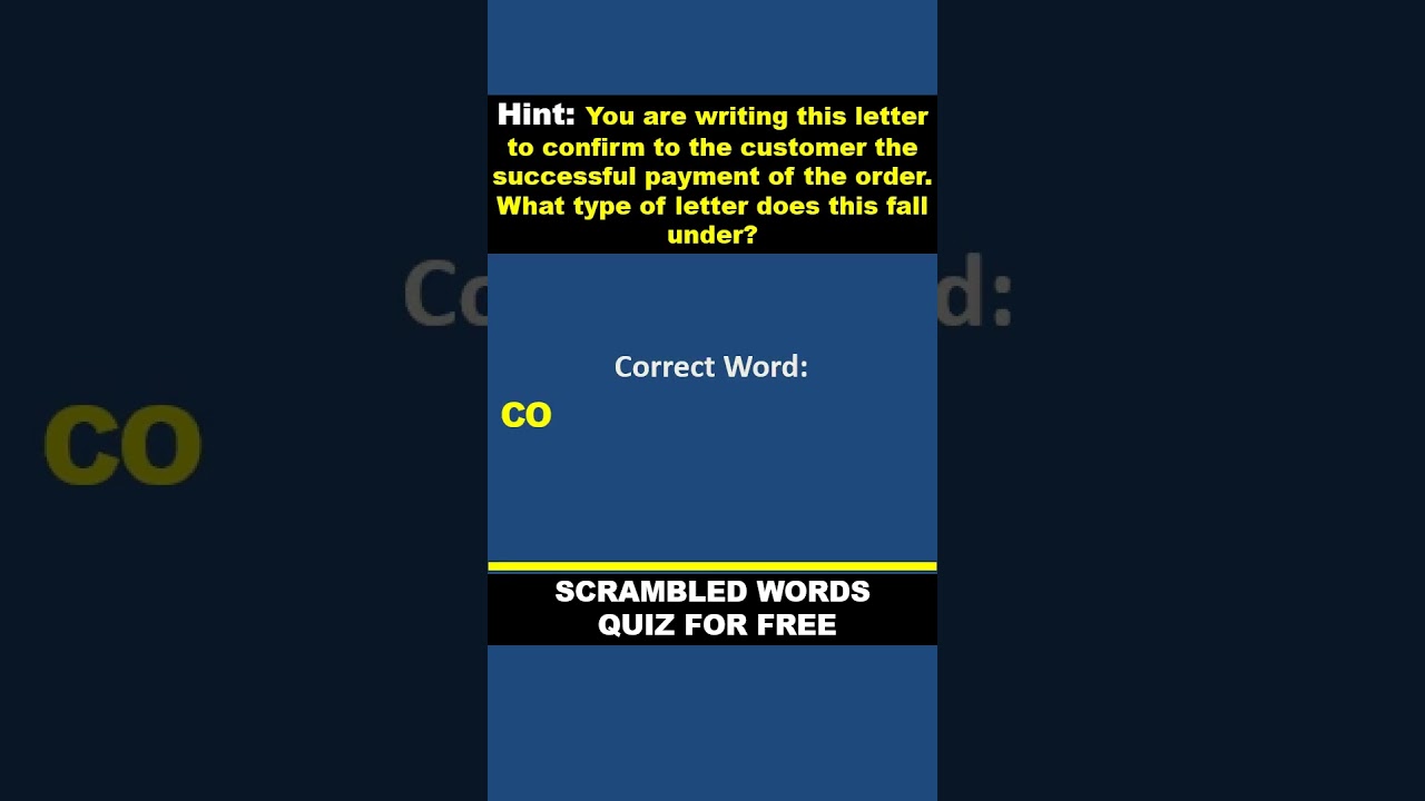 Take the Today's Jumbled Word Challenge