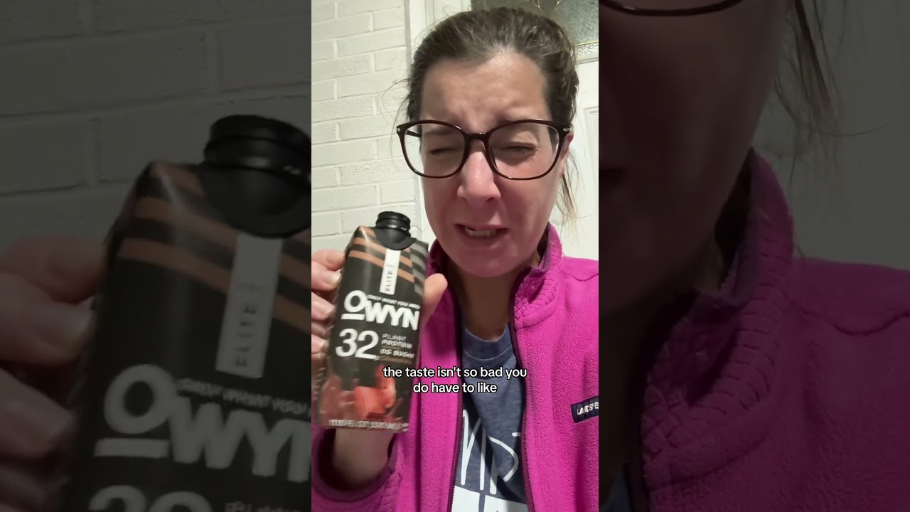 🤢 OWYN plant based protein shakes honest review #proteinshake #owyn #protein #plantbased #vegan