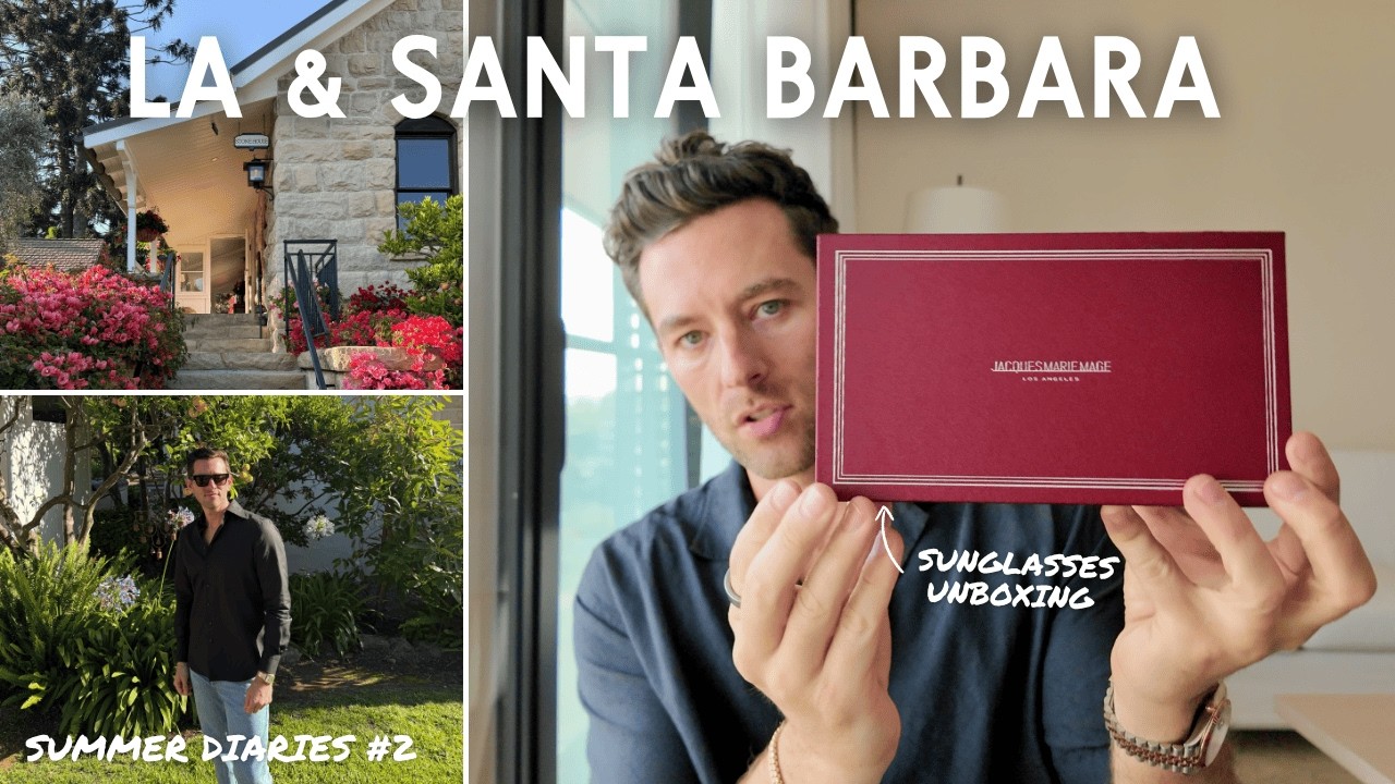 A Luxurious Weekend in Santa Barbara + New Sunglasses from Jaques Marie Mage (unboxing!)