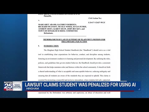 Parents of Massachusetts student sue school district after son disciplined for using AI on project