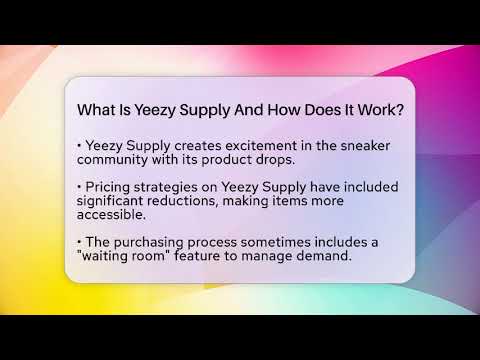 What Is Yeezy Supply And How Does It Work? - Sneaker Culture Digest