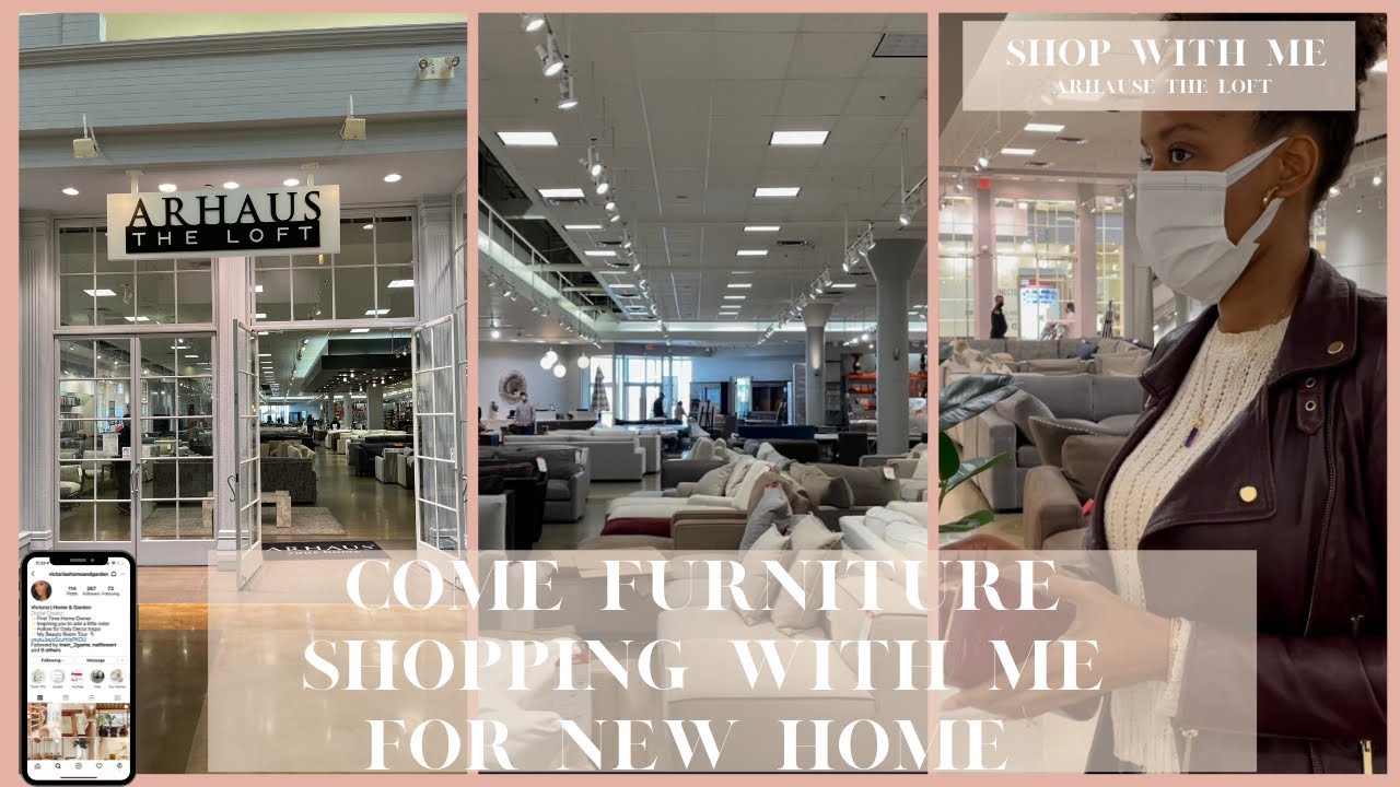 SHOP WITH ME AT ARHAUS LOFT | FURNITURE SHOPPING DURING PANDEMIC| Part 1