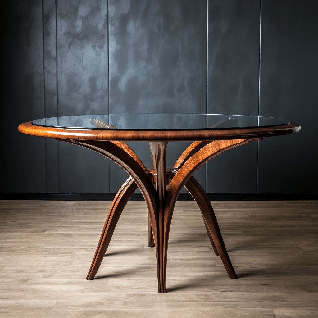 round dining table