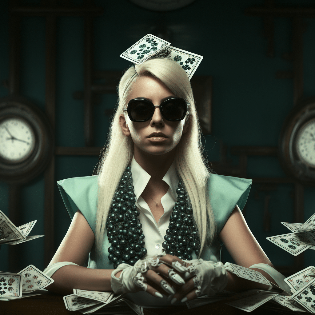 lady gaga in poker face
