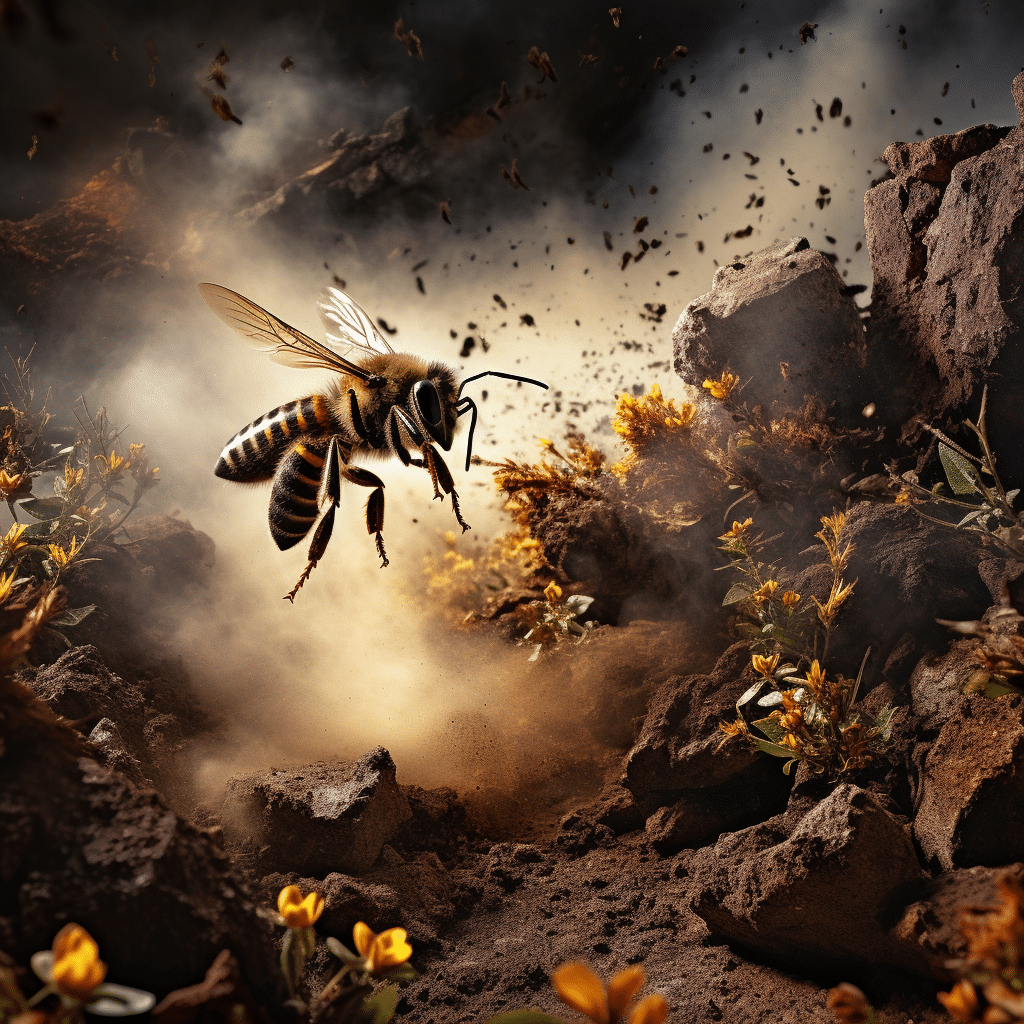 bees that are in the ground