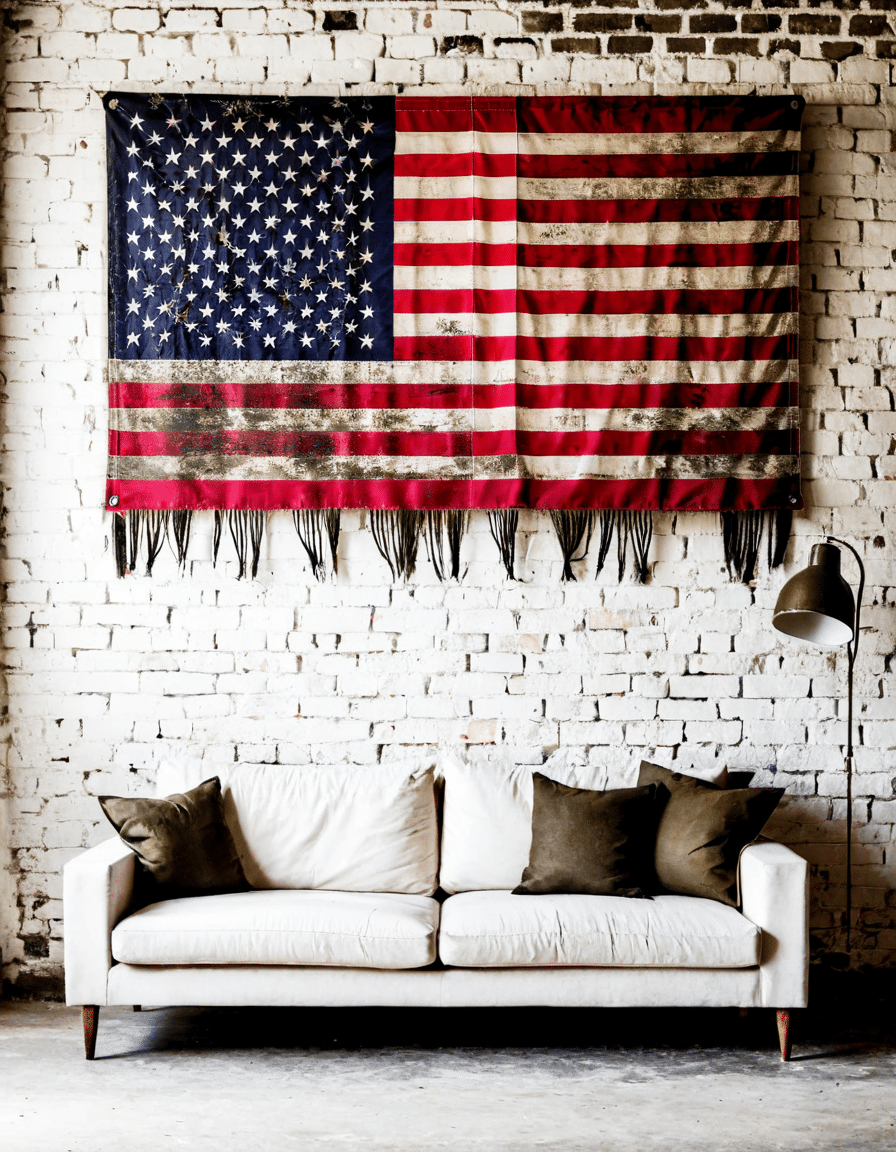 american flag upside down military